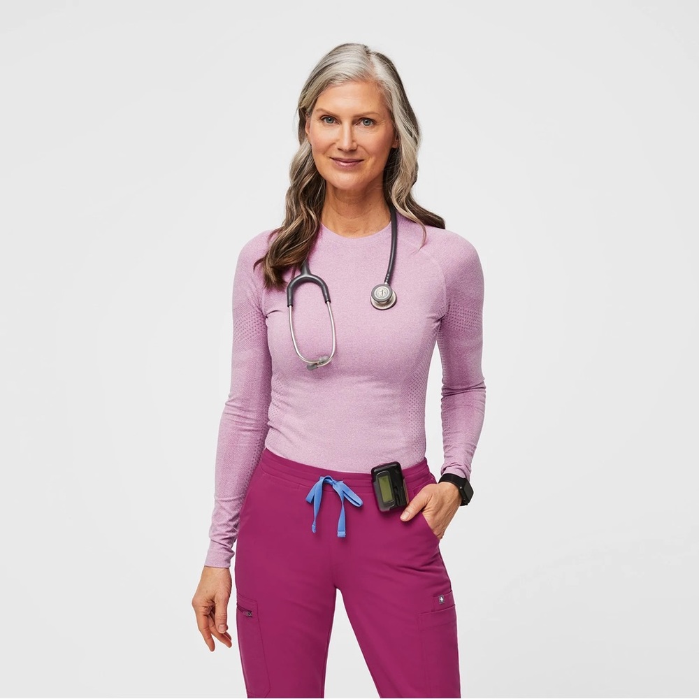 NWT Figs Scrubs Raspberry Sorbet Salta Performance Underscrub Large